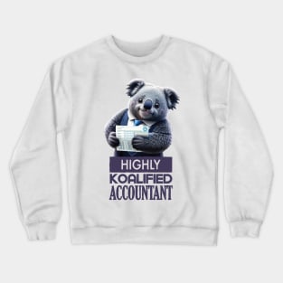 Just a Highly Koalified Accountant Koala 4 Crewneck Sweatshirt